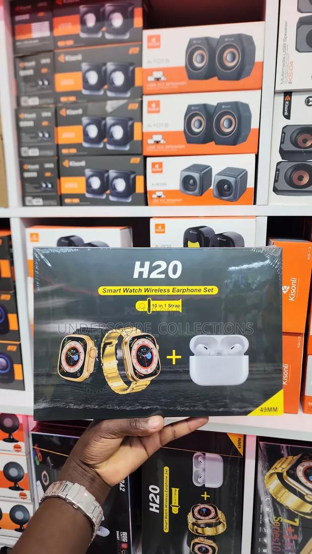 H20 Smart Watch Wireless Earphone Set - main view