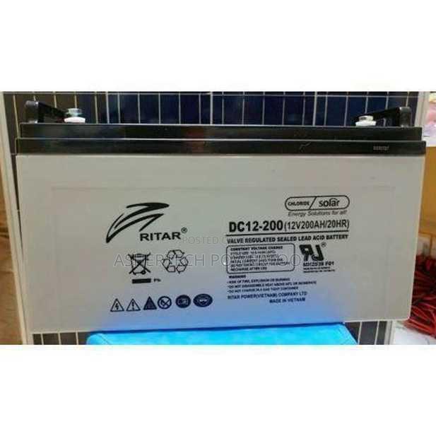 Ritar 200ah Deep Cycle Solar Gel Bettery