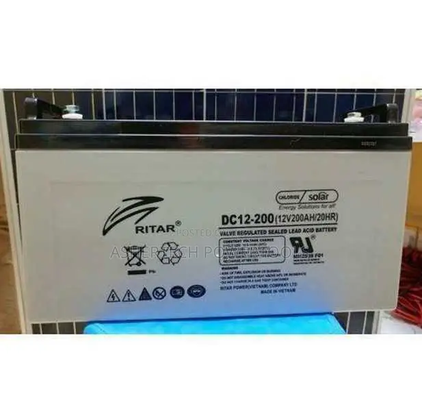 Ritar 200ah Deep Cycle Solar Gel Bettery