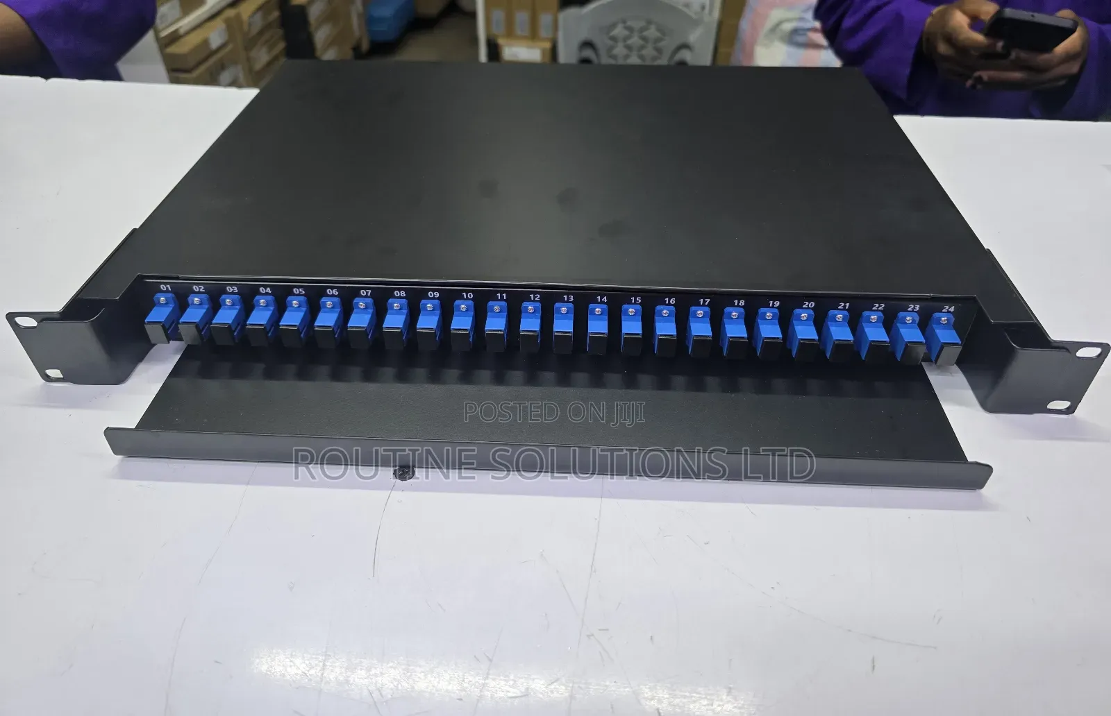 Loaded Fiber Tray / Odf 24port Sc Sm
