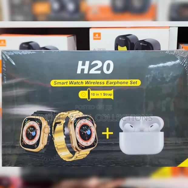 H20 Smart Watch Wireless Earphone Set - thumbnail 2