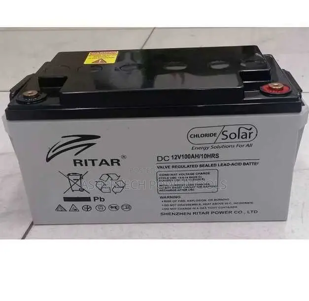 100ah Solar Battery Dry Cell Maintenance Solar Battery