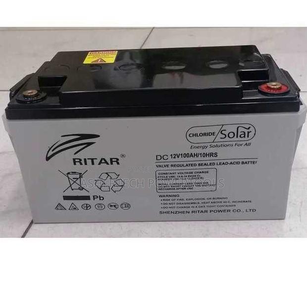 100ah Solar Battery Dry Cell Maintenance Solar Battery