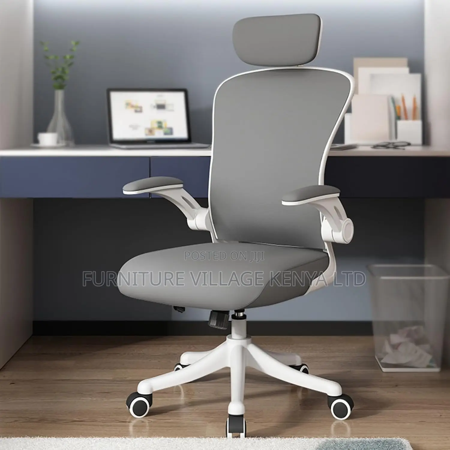 Office Chairs - Orthopedic Office Seat In White