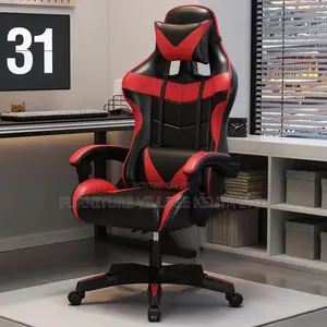 Gaming Chairs: Modern Ergonomic Gaming Seat (Black, Red & Blue)