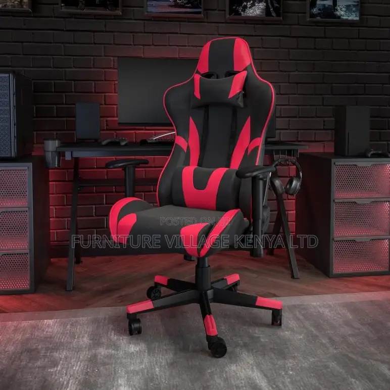 Gaming Chairs: Modern Ergonomic Gaming Seat (Black, Red & Blue)