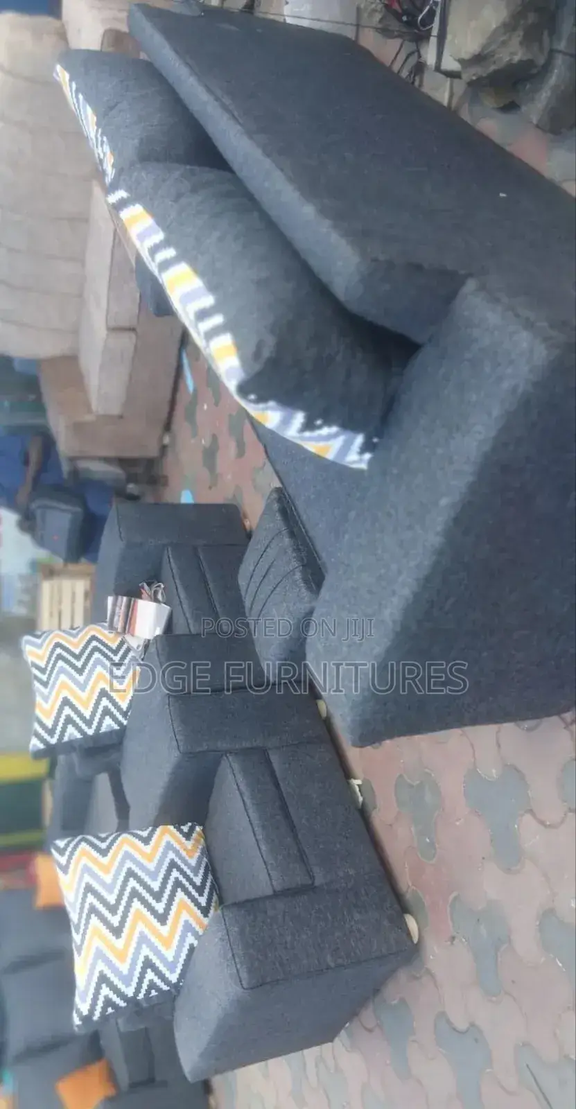 Floral Grey Sofa Set for Sale
