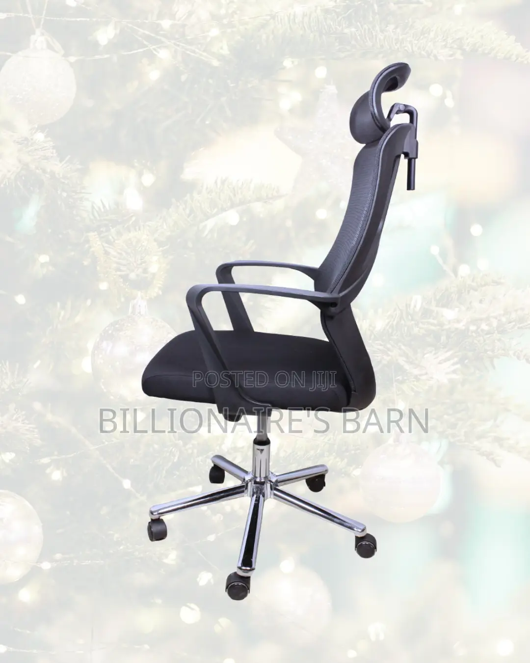 Office Chair — Neat Professional Look, Lumbar Support Built-In