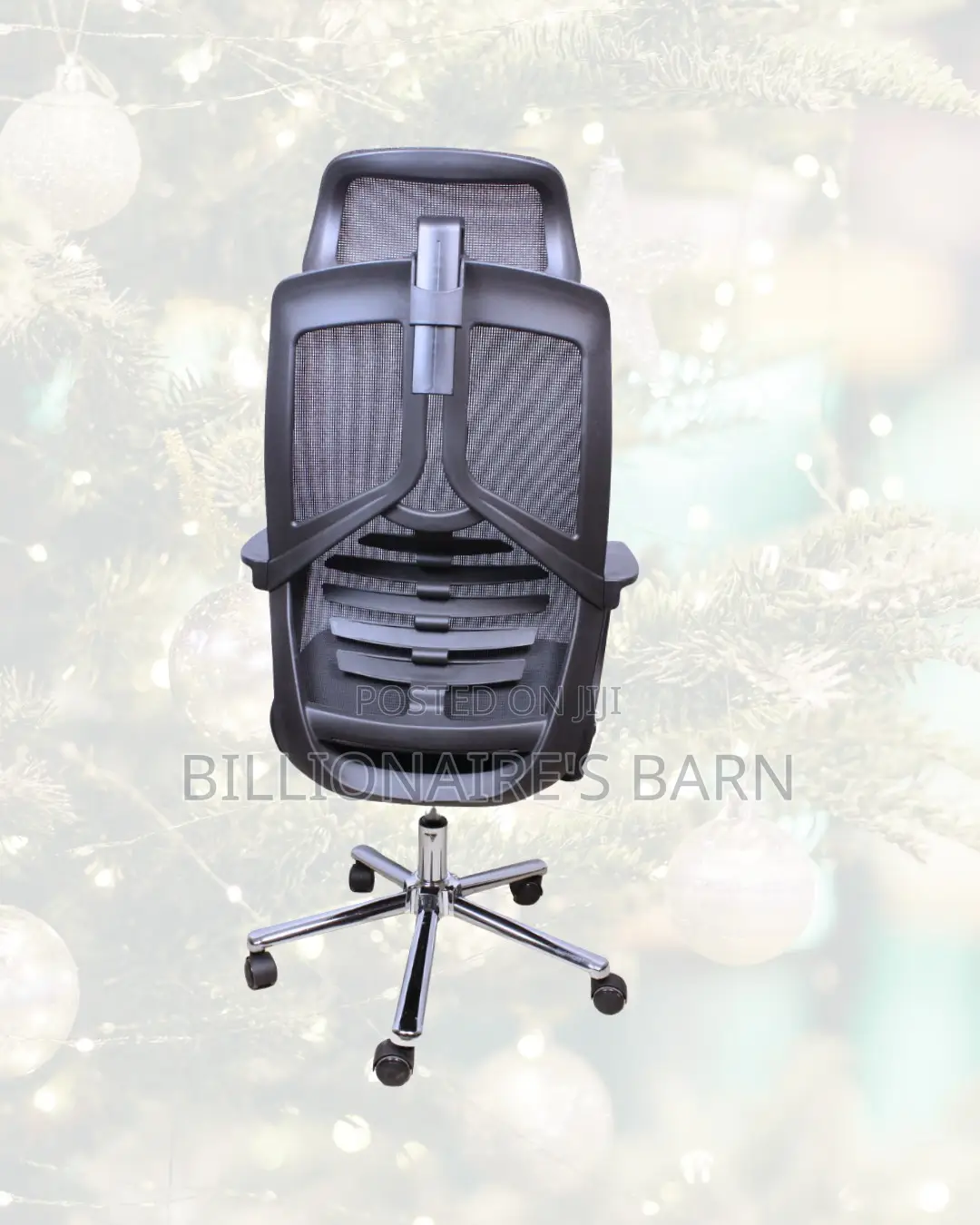Office Chair — Neat Professional Look, Lumbar Support Built-In