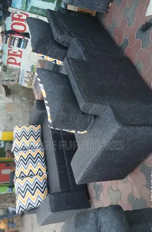 Flowered Five Seater Sofa Set