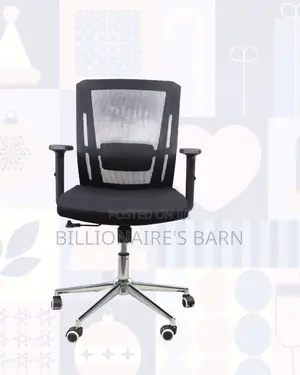 Barn Origin Mid-Back Chair Chrome Base • Stable Chrome Base
