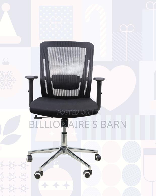 Barn Origin Mid-Back Chair Chrome Base • Stable Chrome Base - thumbnail 2