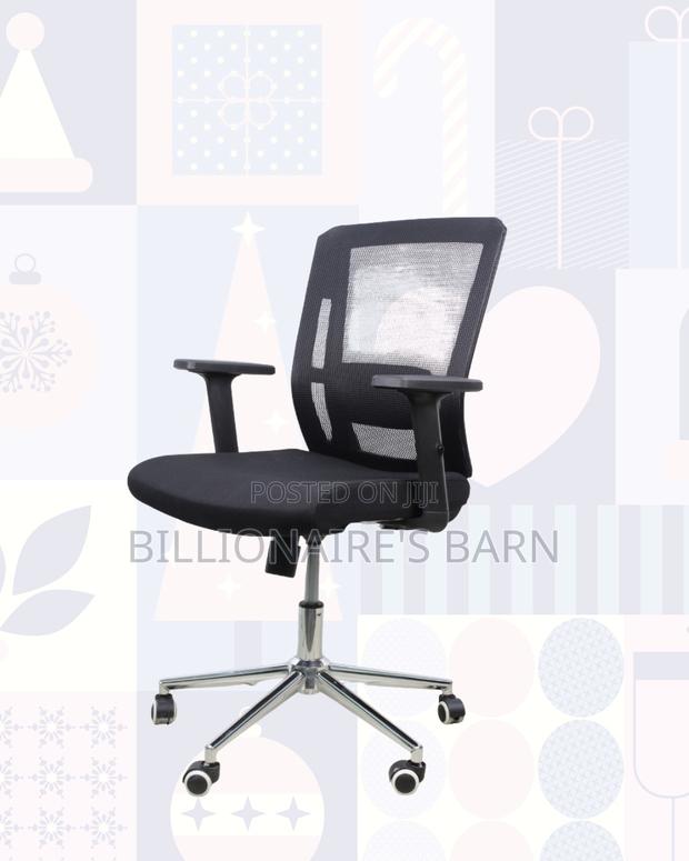 Barn Origin Mid-Back Chair Chrome Base • Stable Chrome Base - thumbnail 3