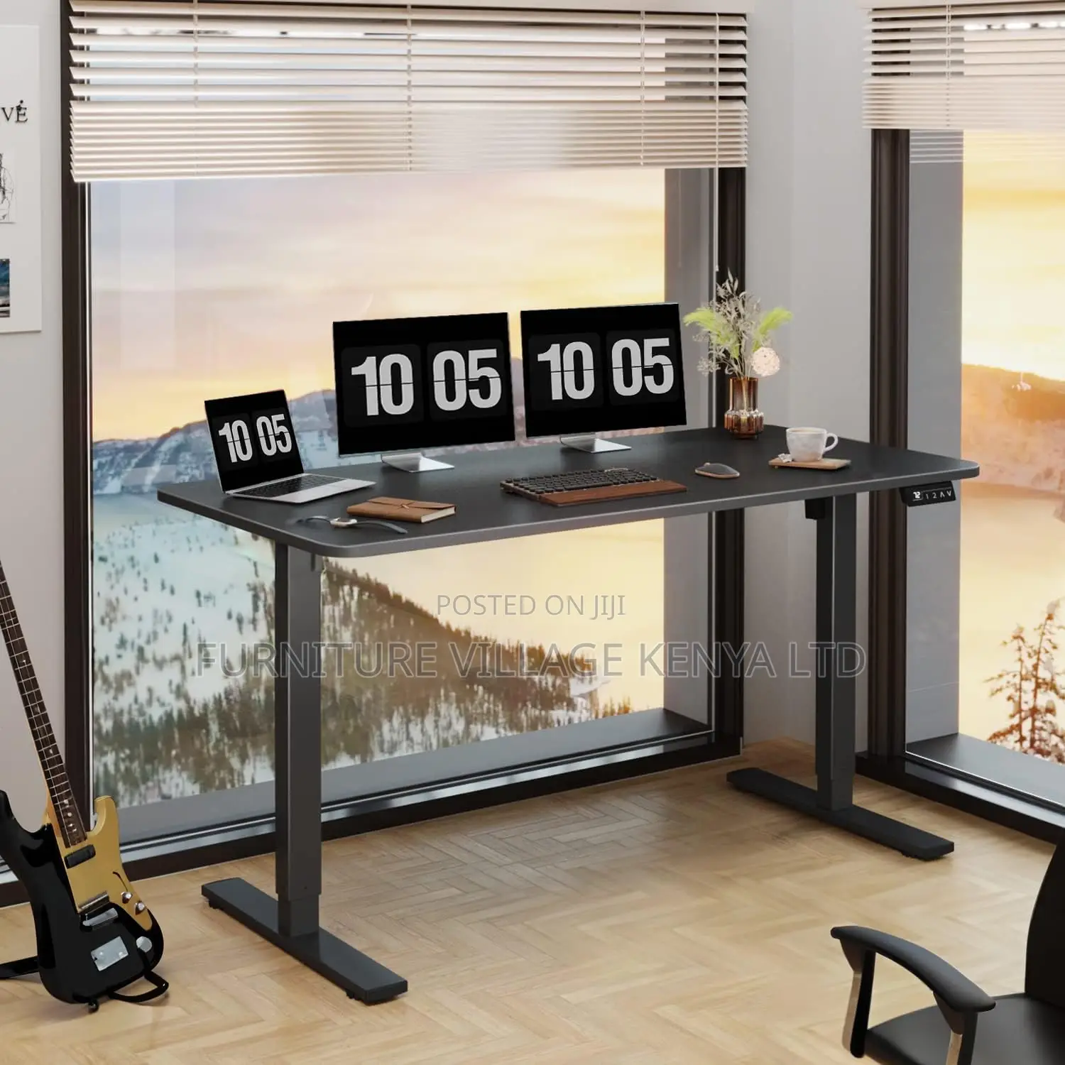 Standing Desks: 140cm X 60cm Height Adjustable Electric Desk