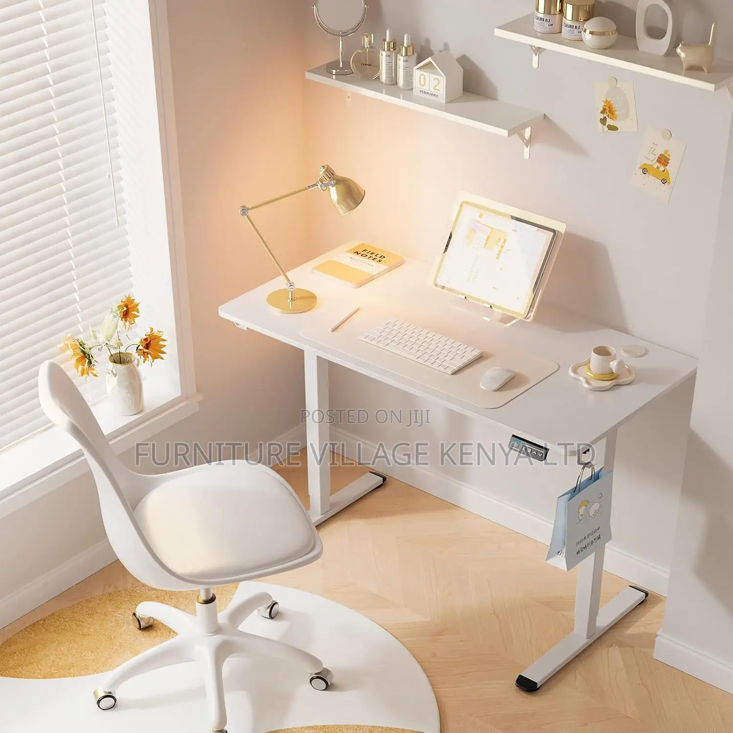 Standing Desks: 140cm X 60cm Height Adjustable Electric Desk