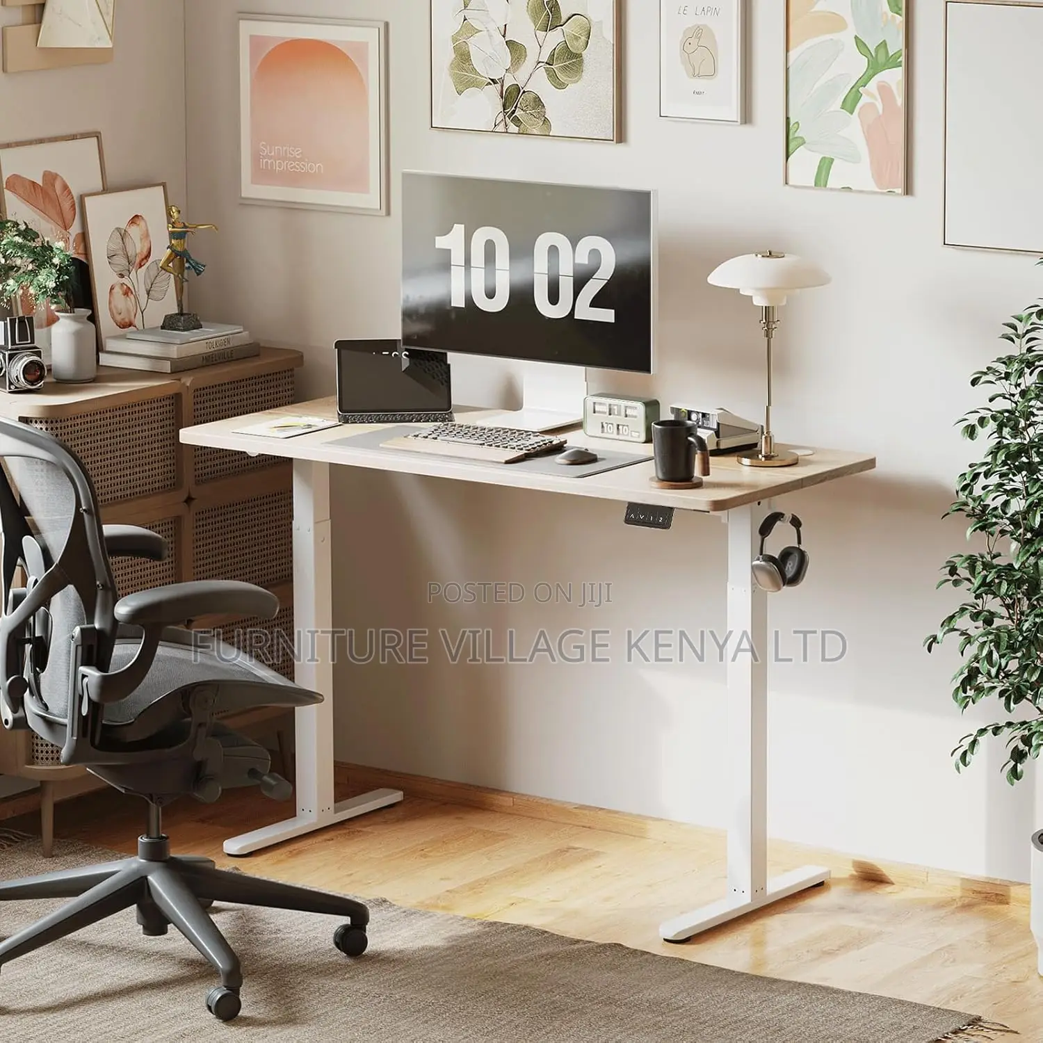 Standing Desks: 140cm X 60cm Height Adjustable Electric Desk