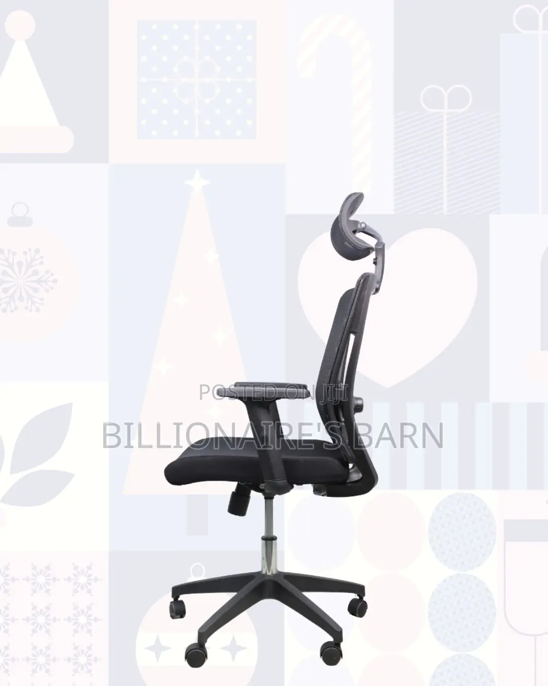 Headrest Office Chair| All-Day Comfort, Neck Support Headrest
