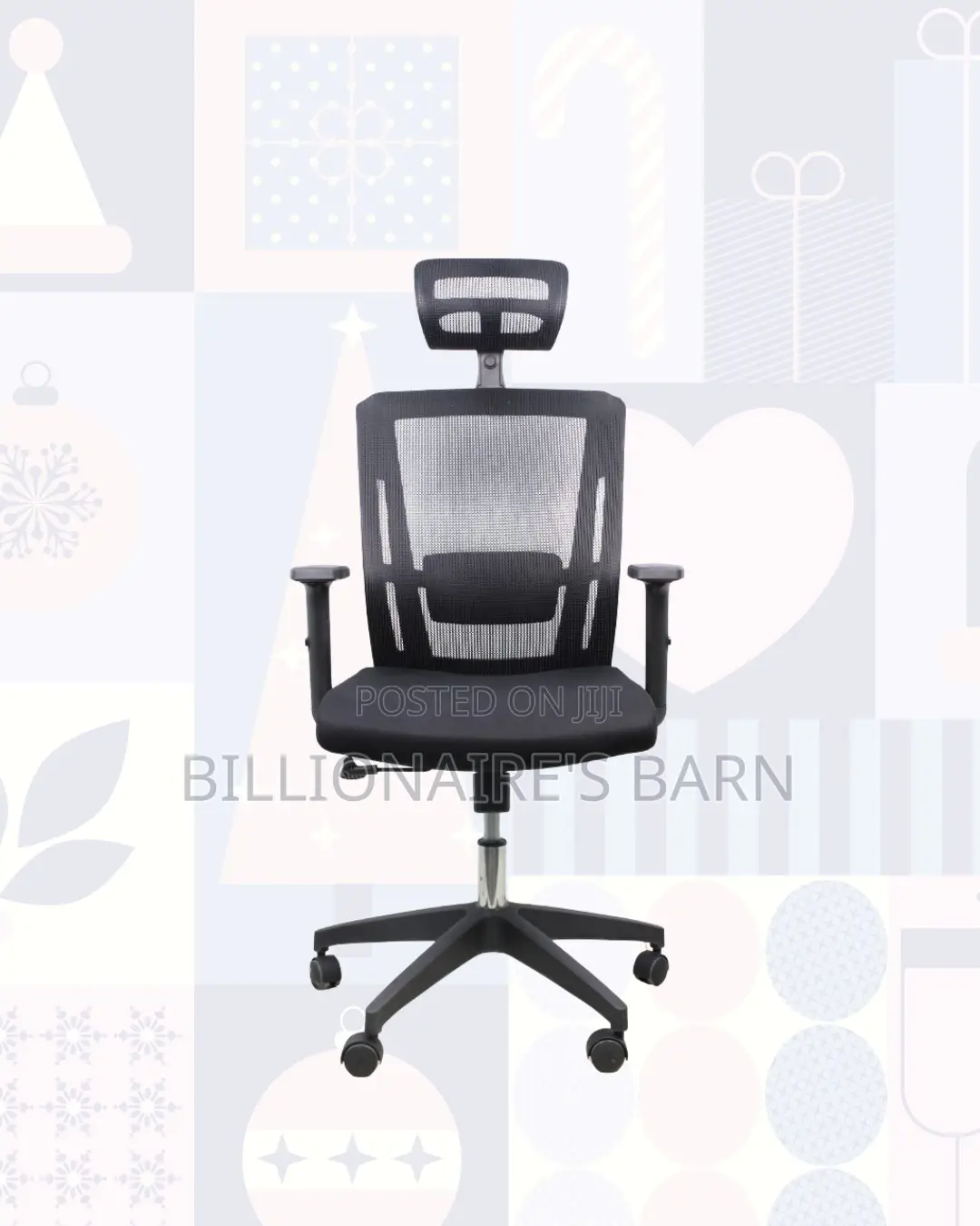 Headrest Office Chair| All-Day Comfort, Neck Support Headrest