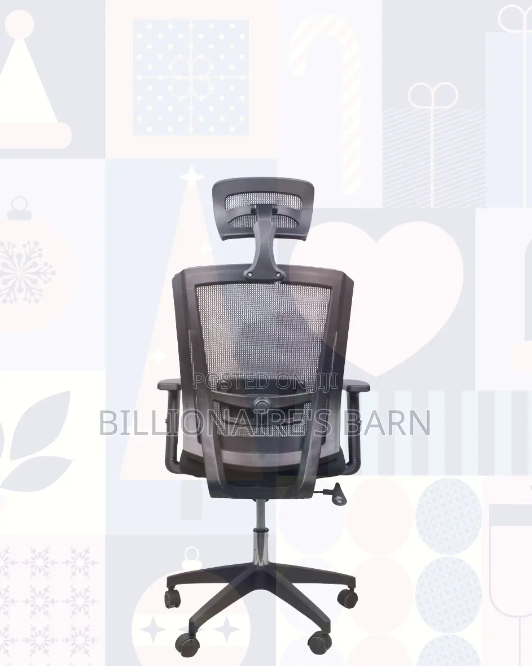 Headrest Office Chair| All-Day Comfort, Neck Support Headrest