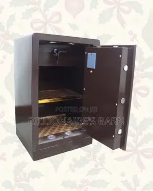 Heavy-duty Fireproof Safe 60kg — Fireproof Safety, Backup Key Included