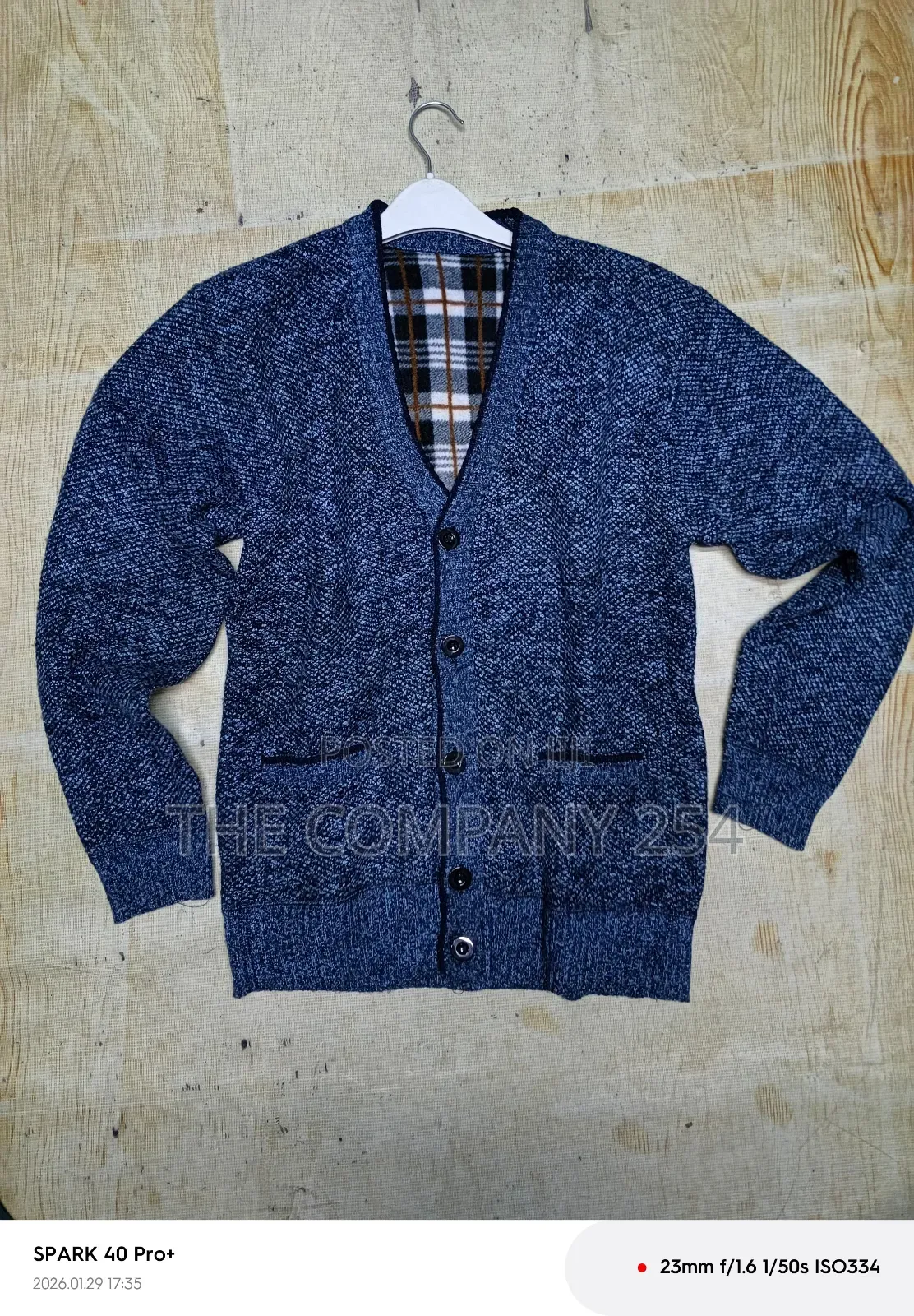Quality Casual Men Fleece Cardigan Sweater