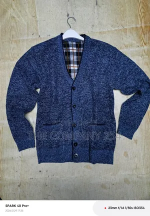 Quality Casual Men Fleece Cardigan Sweater