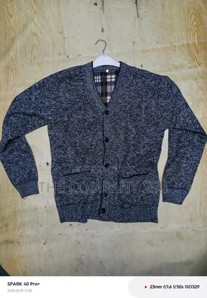 Quality Casual Men Fleece Cardigan Sweater