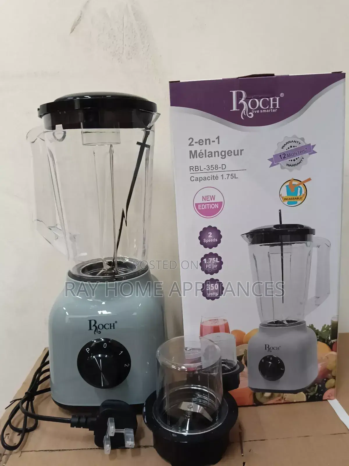 1.5litres Roch Blender+Grinder