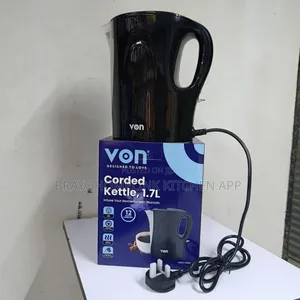 Von Vskc17bnk 1.7 Litres Upright Corded Kettle*