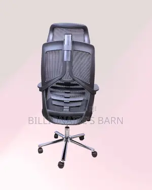 High-Back Mesh Task Chair for Work | Stable Base, Lower-Back Support