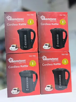 * Ramtons Kettle Cordless Black 1.7l Rm776
