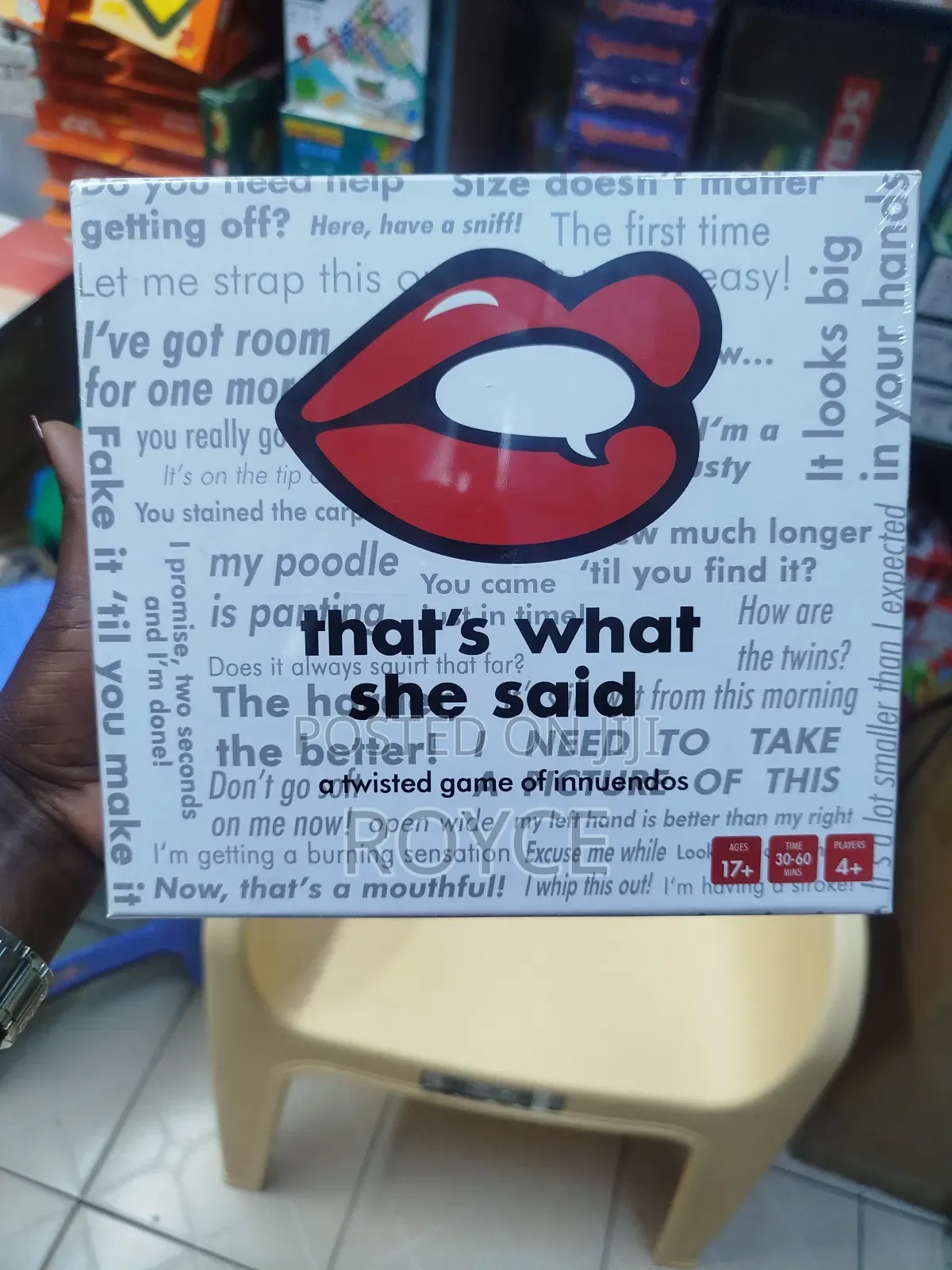 That's What She Said ~Party Card Game