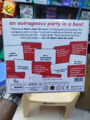 That's What She Said ~Party Card Game