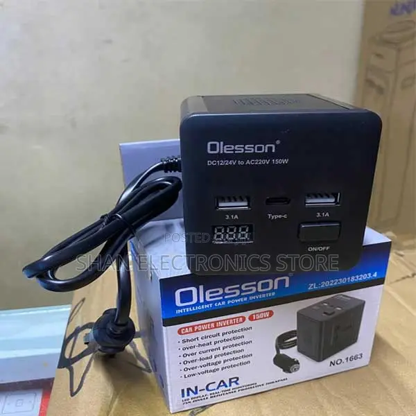 Universal Socket Portable–150w Affordable Intelligent Power Inverter