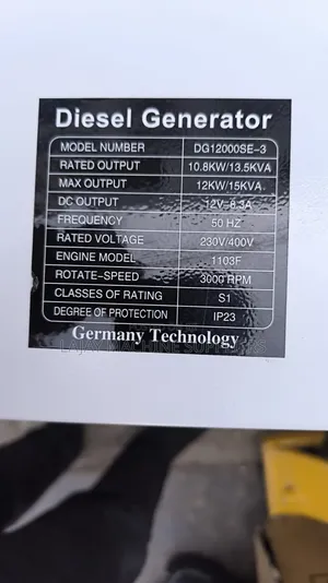 12.5kva Pulsar Diesel Silent Generator With Ats – 3 Phase Heavy Duty