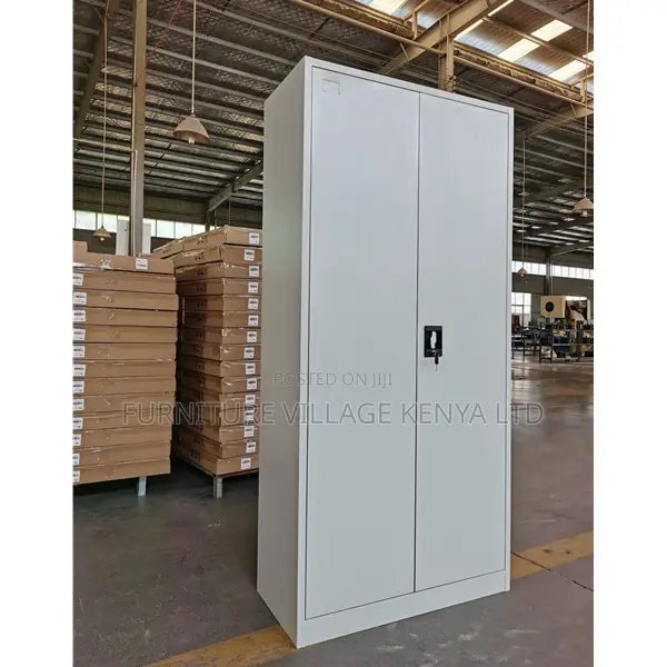 Office Cabinets: 05 Shelves Full Metallic Storage Cabinet
