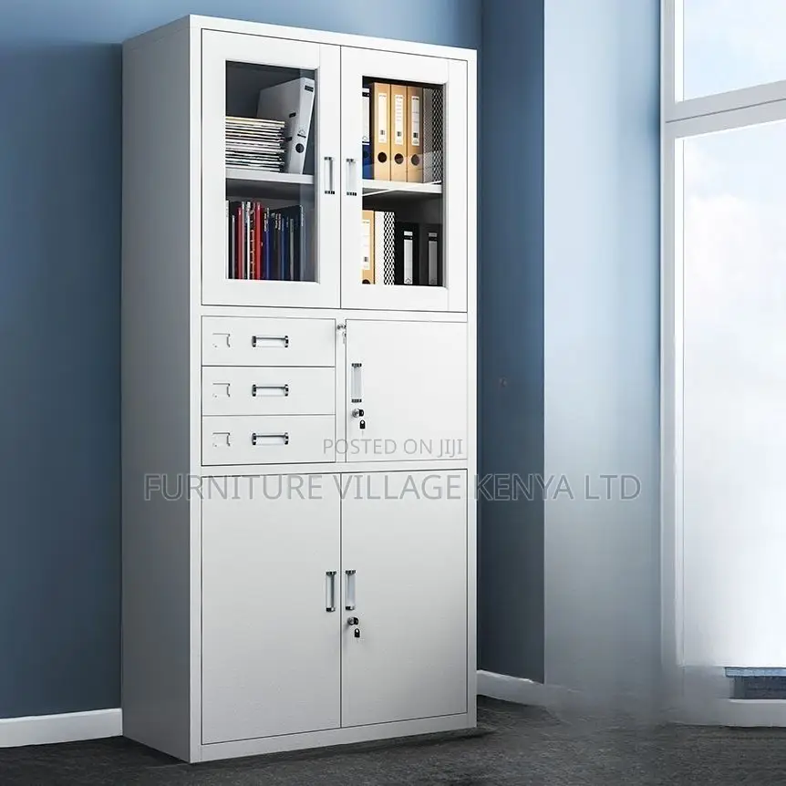 Office Cabinets: 2-door Metallic Office Cabinet With Safe