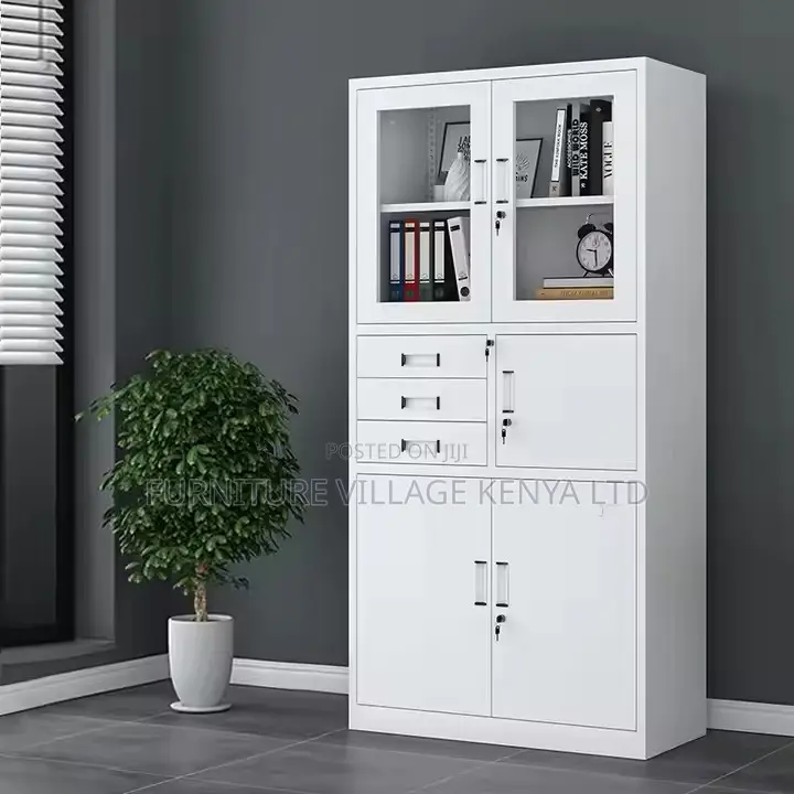 Office Cabinets: 2-door Metallic Office Cabinet With Safe