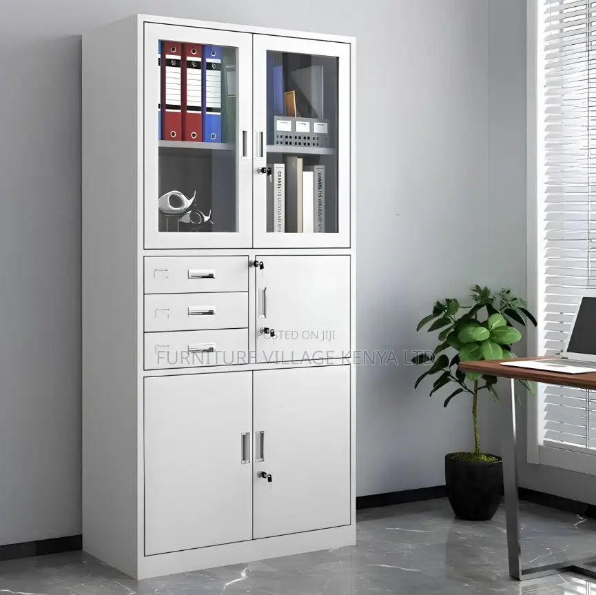 Office Cabinets: 2-door Metallic Office Cabinet With Safe