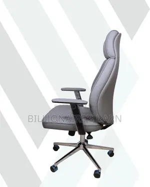 Executive Leather Chair | Comfort Meets Style, Padded Arm Comfort