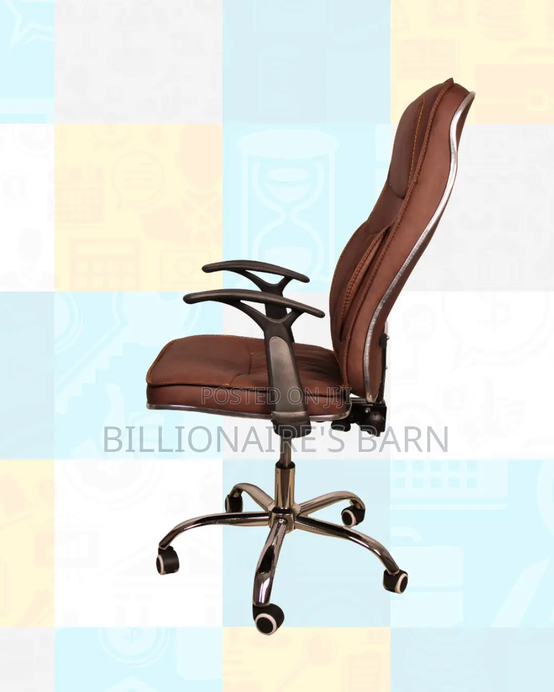 Ergonomic Work Chair for Home and Office — Padded Arm Comfort