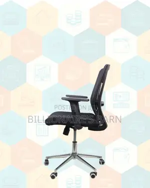 Barn Origin Mid-Back Chair • Workday Comfort, Strong Chrome Base