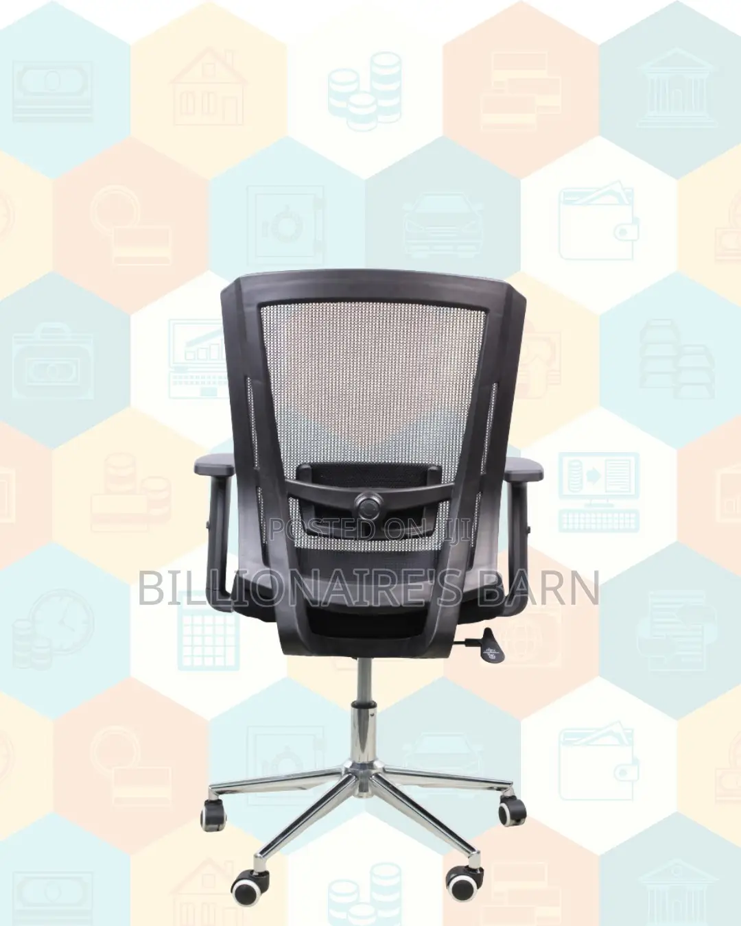 Barn Origin Mid-Back Chair • Workday Comfort, Strong Chrome Base