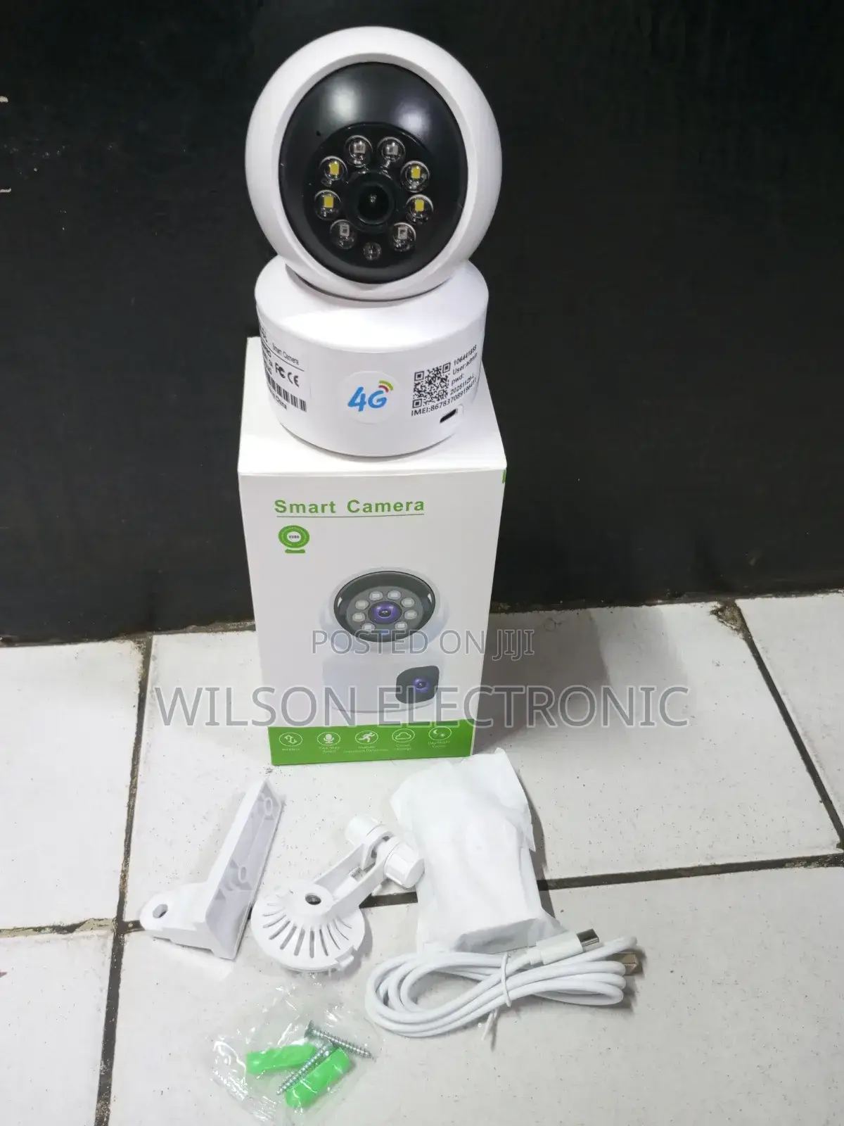 4g Sim Card Dual Lens Indoors Camera. Phone Monitoring Camera
