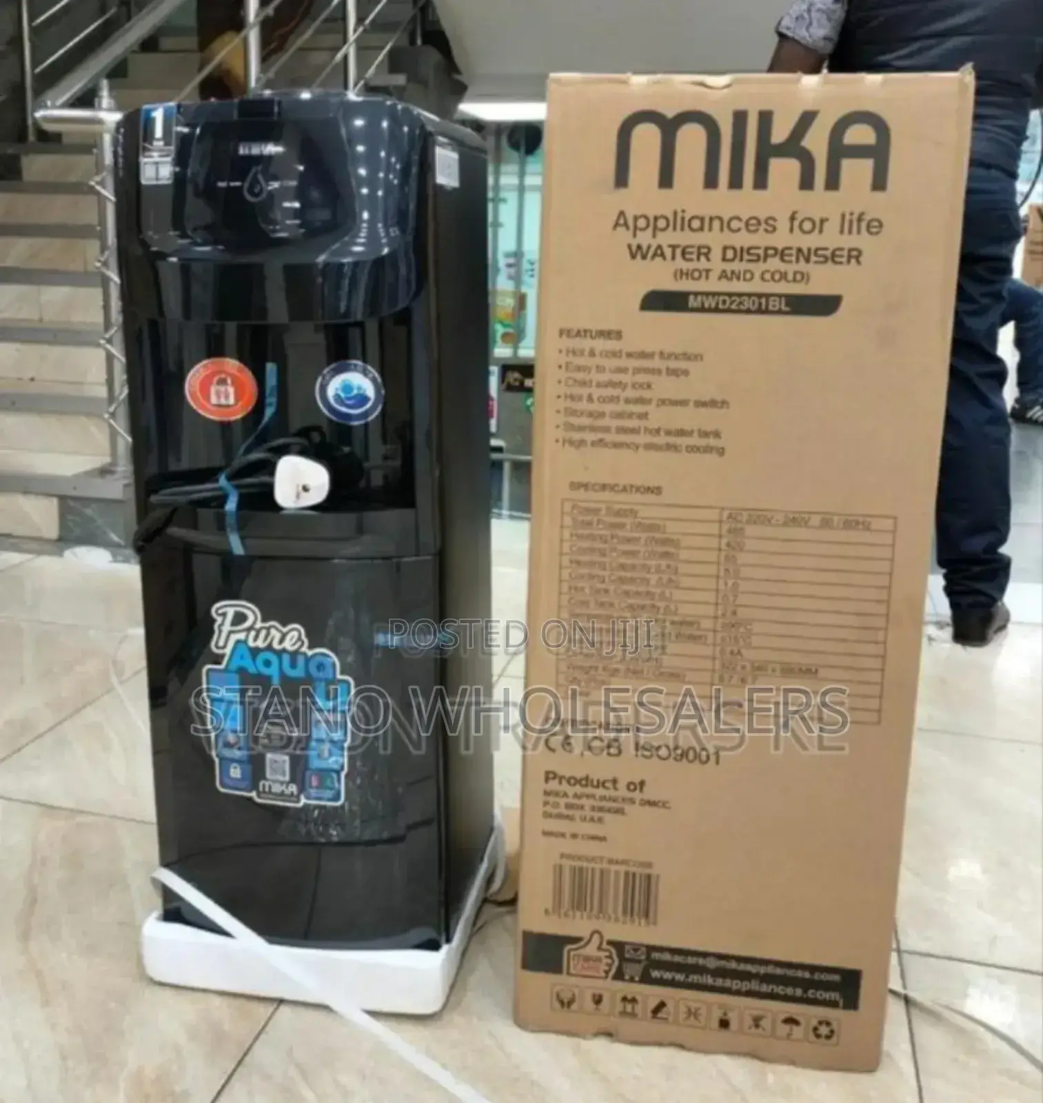 Black --Mika Black Hot and Cold Dispener✓✓