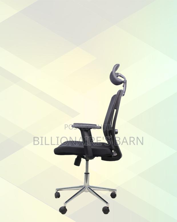 Adjustable Headrest Work Chair | Stable Base, Cool Mesh Backrest - main view