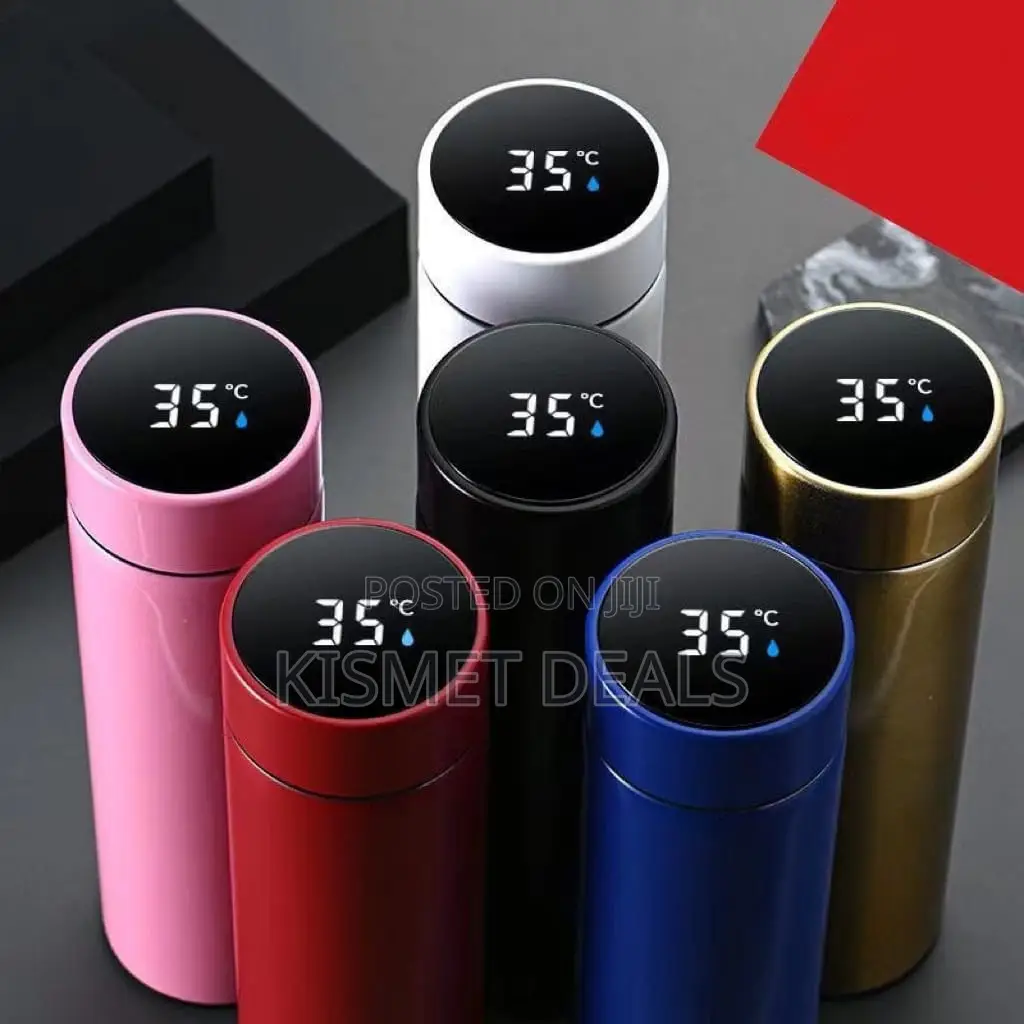 Smart Flask Mug Cup Digital Temperature Display Thermometer 500ml