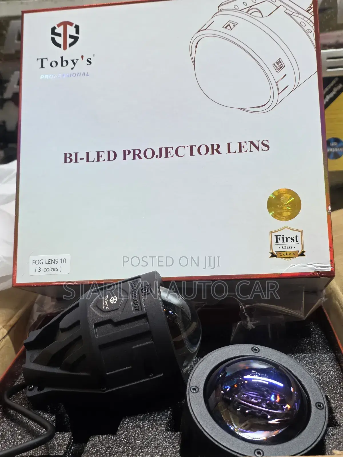 Fog Lights, Featuring Three-Color Projectors, in a 3-Inch Size.