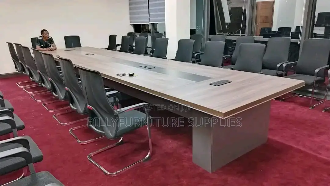 High-End Boardroom Table for Corporate Spaces