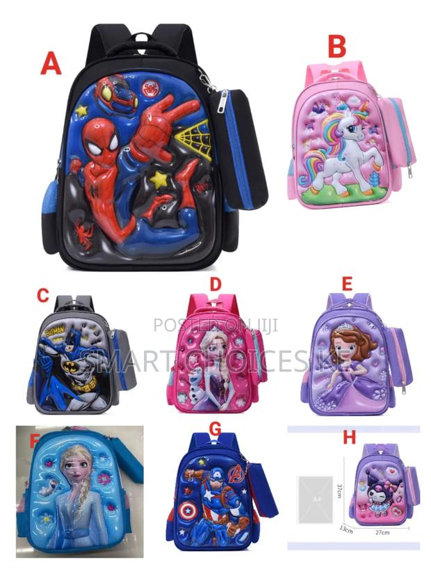 Preschool Cartoon Themed School Bag